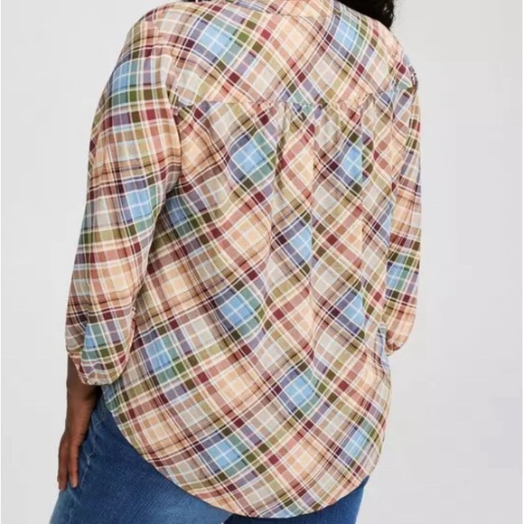 Torrid 1 Harper 3/4 Sleeve Blouse NWT - Picture 3 of 6